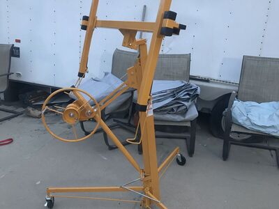 New wallboard hanger Sheetrock sheet rock lifter BUY OR RENT IT