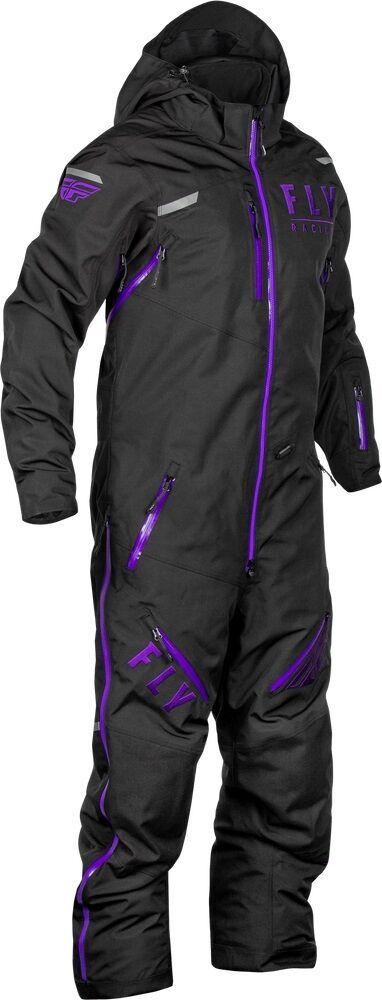 Fly Racing Cobalt Monosuit Snow Suit (Black/Purple (Shell)) (470-4359)