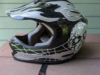 Full-Face Helmet - Youth Size, Off-Road Style