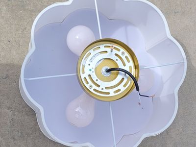 Cute flower shaped ceiling light