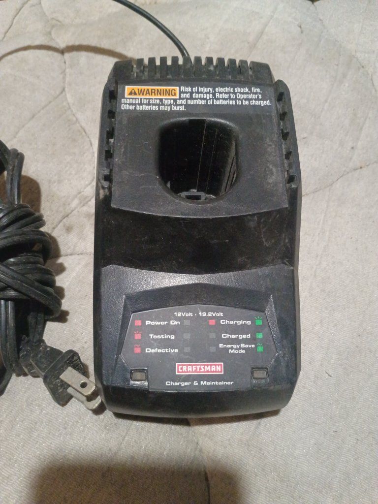 Craftsman 12V 19.2V Charger & Maintainer for Power Tools - Used, Good Condition