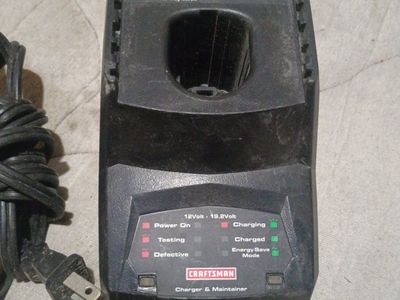Craftsman 12V 19.2V Charger & Maintainer for Power Tools - Used, Good Condition