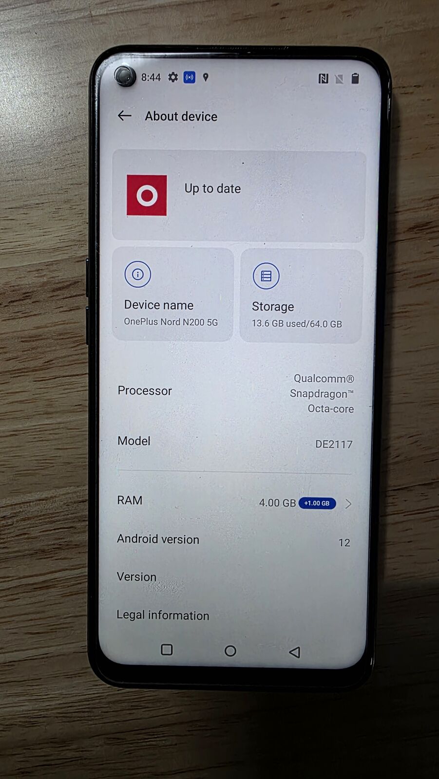 OnePlus Nord N200 5G (DE2117) Factory Unlocked (64gb)