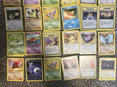 40 vintage rocket Pokemon cards