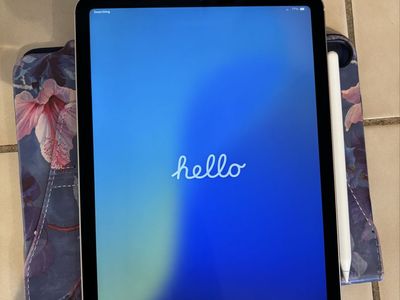 iPad Air with Apple Pencil