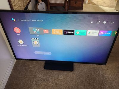 60" Visio Flat Screen with remote and stand
