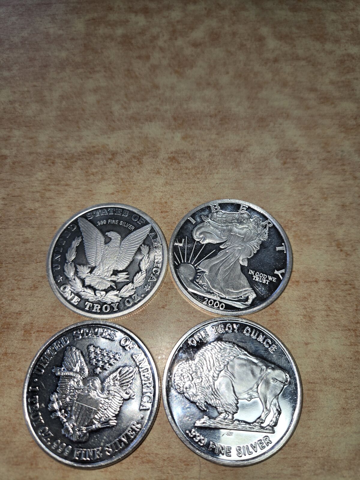 1oz silver rounds