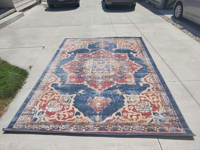 Dark Blue 7' 10 x 11' Eden Rug