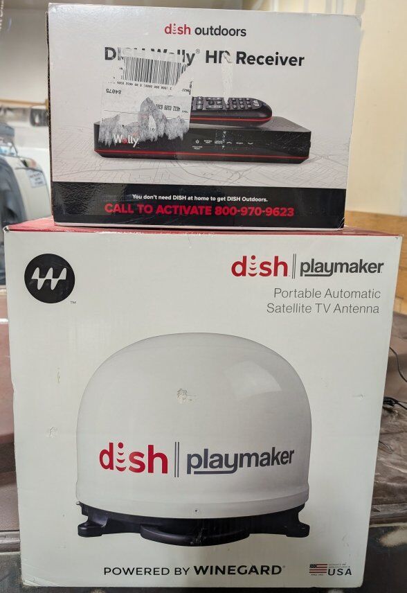 NEW DISH PLAYMAKER PORTABLE SATELITE  FOR TV