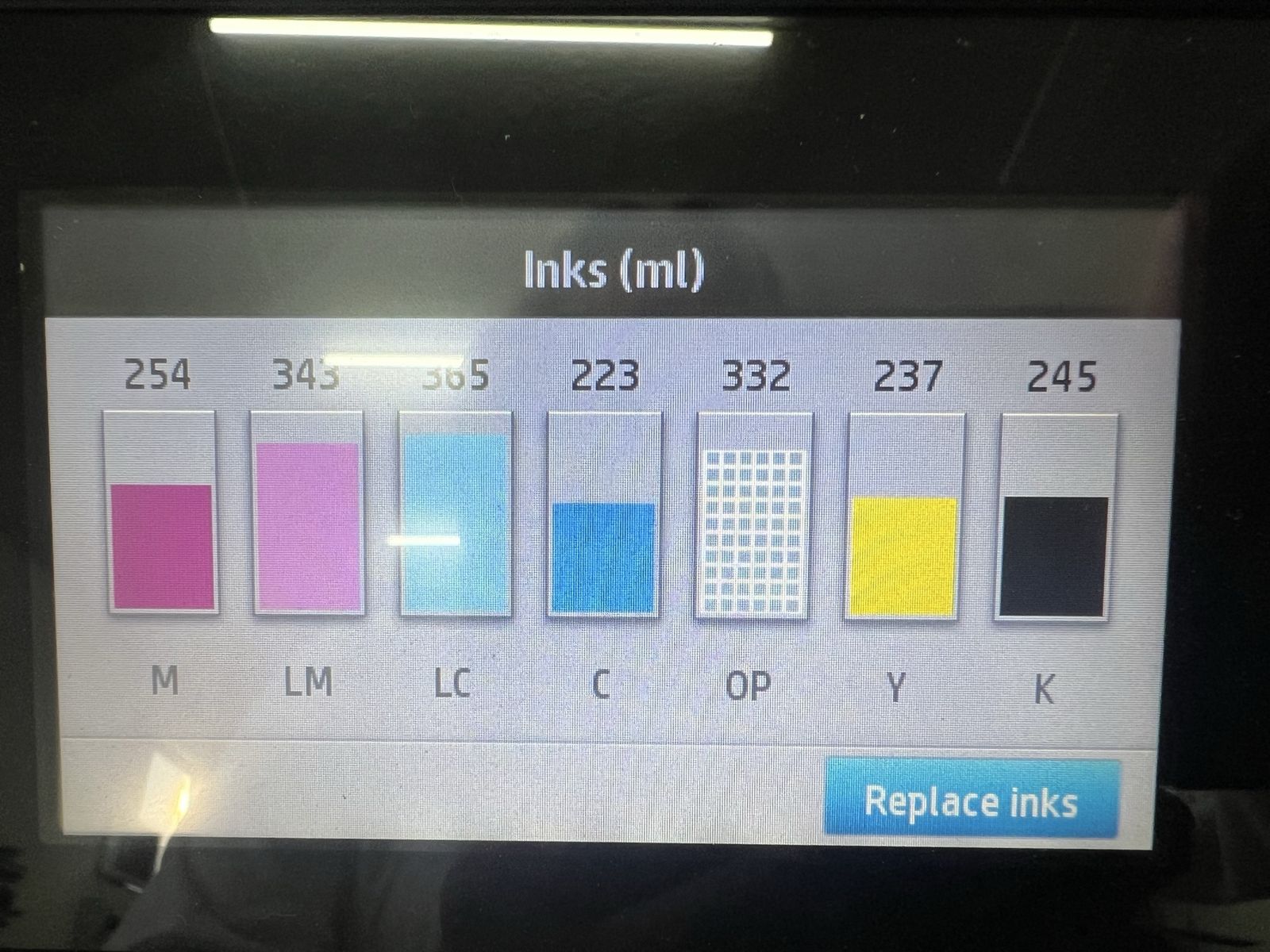 HP Latex 115 Wide Format Printer - Low Use, New Ink & Print Heads