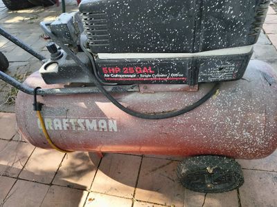 Craftsman 5HP 25 Gallon Air Compressor - Single Cylinder, Oil-Free