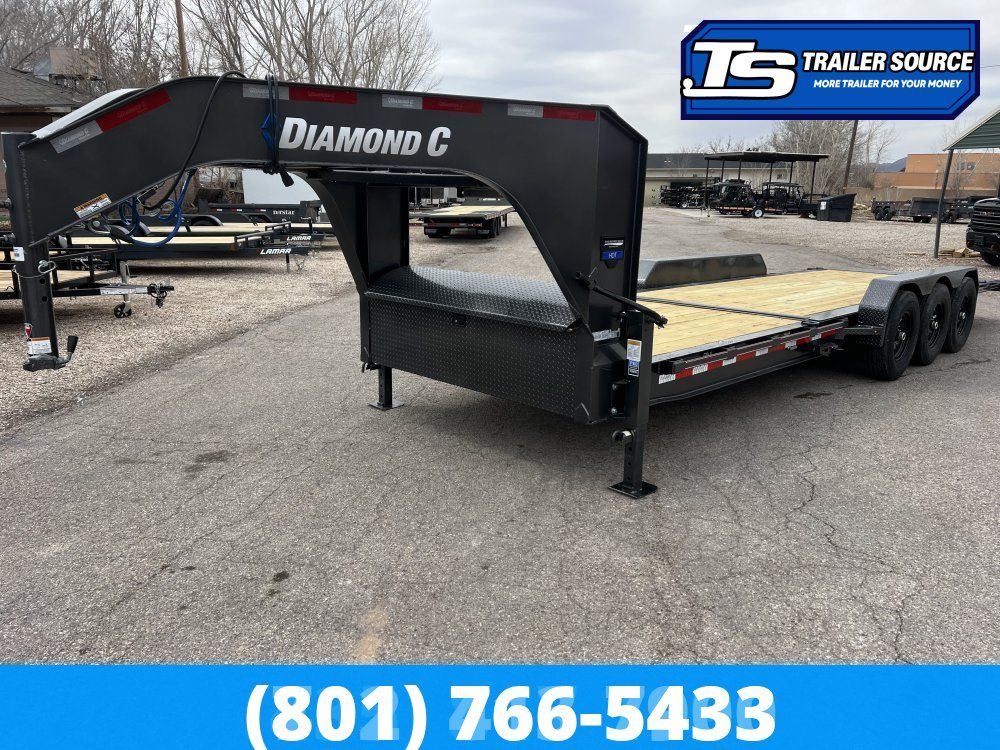 7x26 Diamond C HDT-GN 307 Gooseneck Tilt Trailer - 24K GVWR -