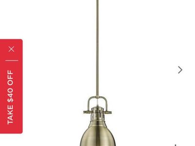 3 Brand New Pendant Lights