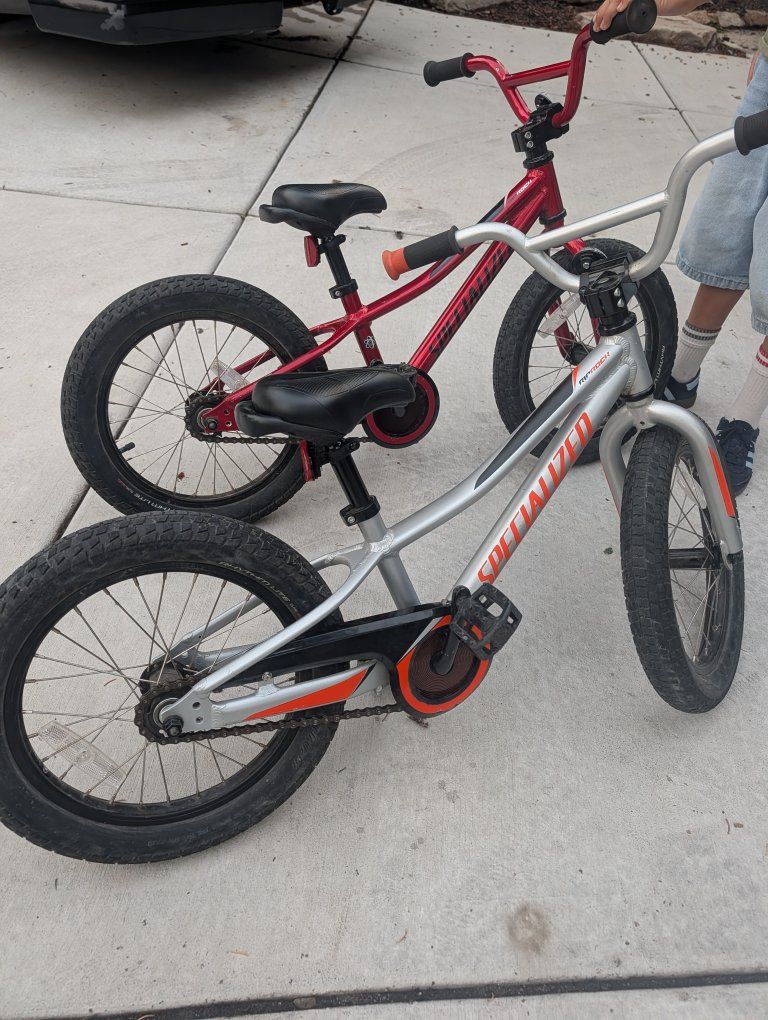 Specialized Riprock Coaster 16 Kids' Bike - Silver/Orange, Used, Excellent Condition