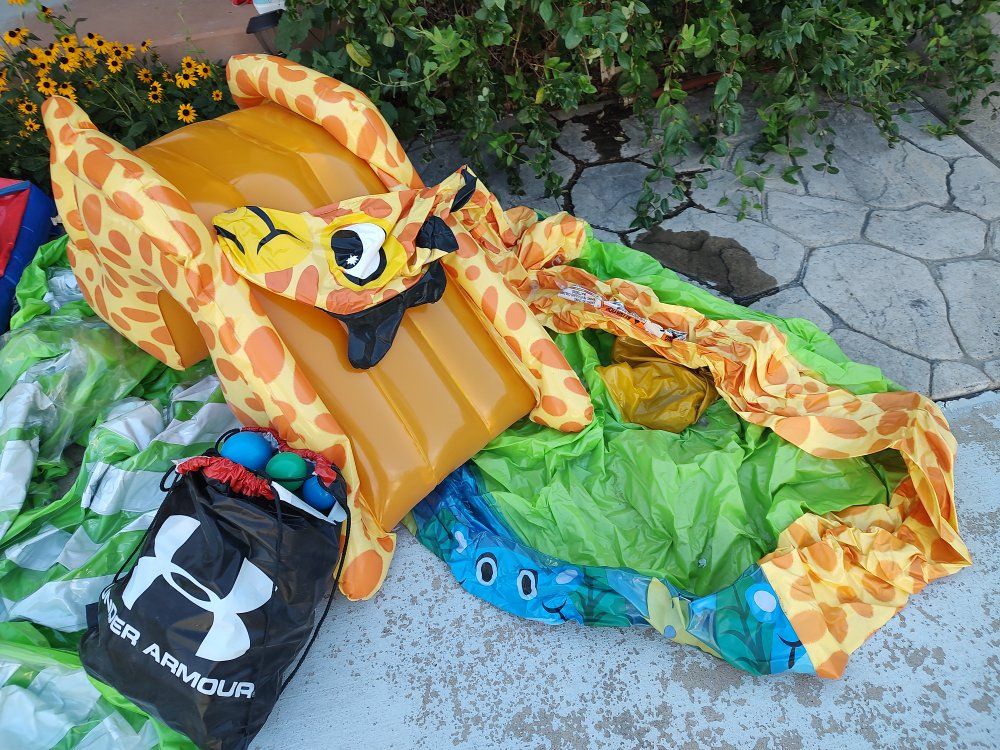 FREE!! Water Slide & Assorted Inflatable Pools, and baby blowup Toys.