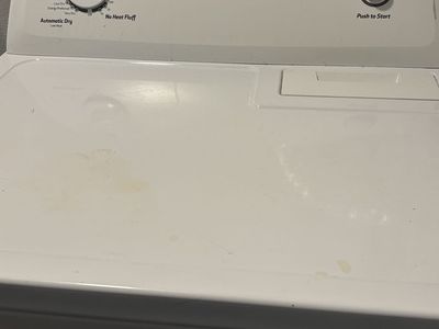 Roper White Electric Dryer - Automatic Dry, Timed Dry, No Heat Fluff