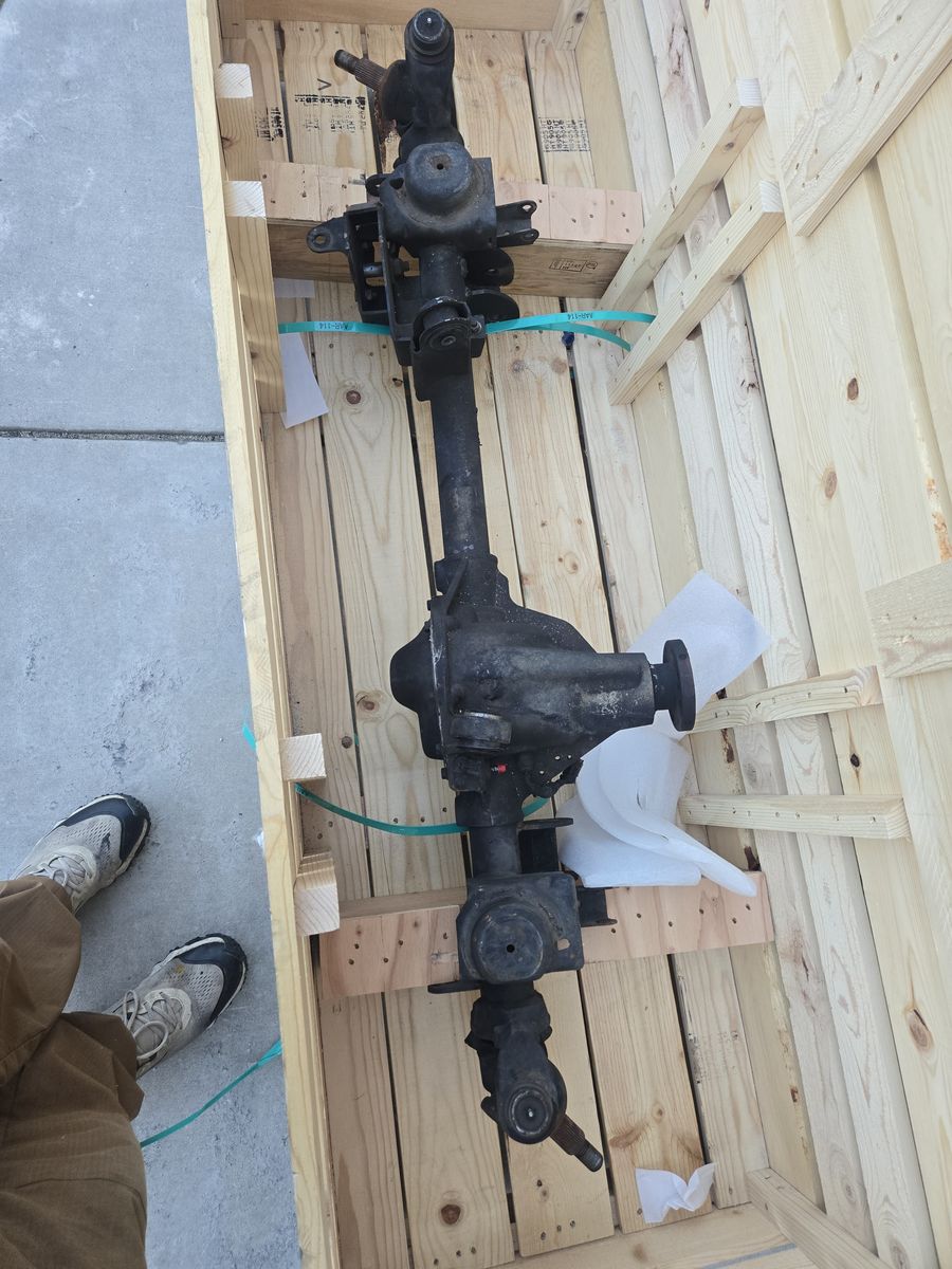 Jk rubicon front axle