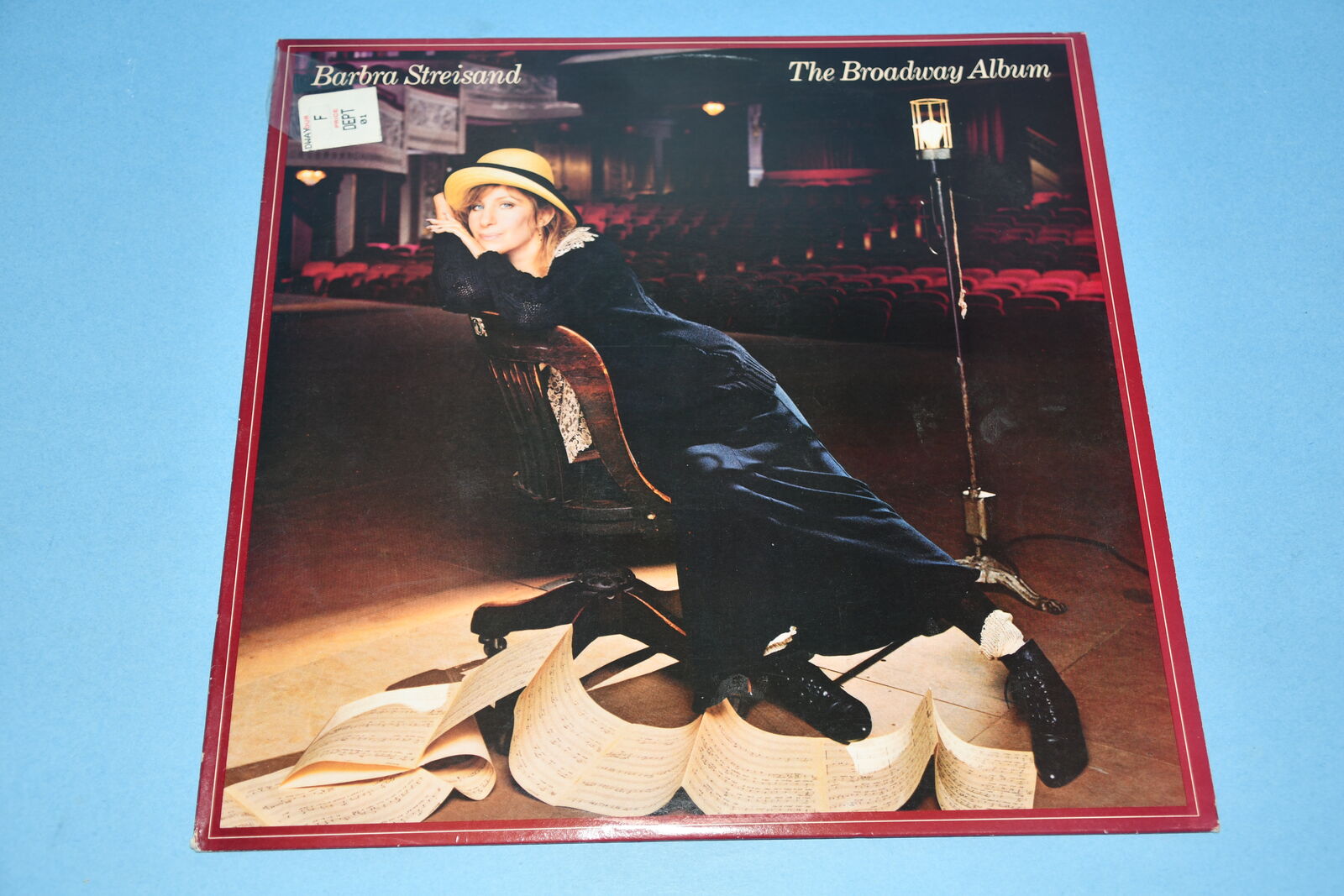 VINTAGE BARBRA STREISAND "THE BROADWAY ALBUM" VINYL RECORD ~ 11 SONGS