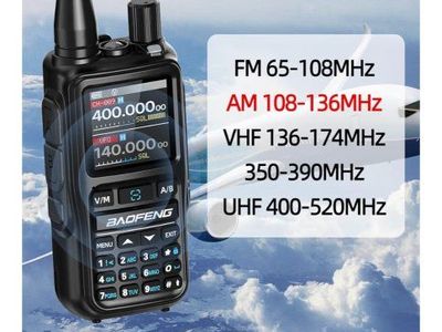 Programed uv5rm and uv5r mini HAM radios