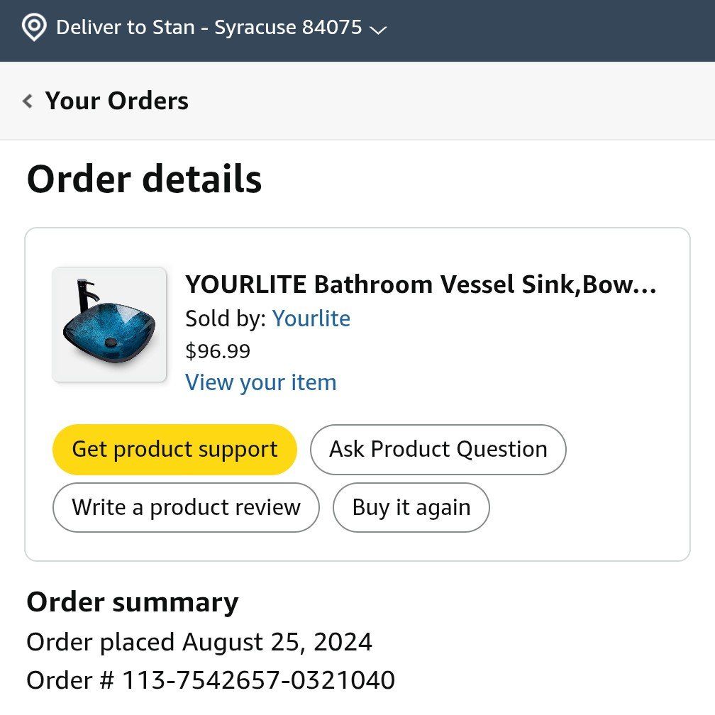 new vessel sink and faucet