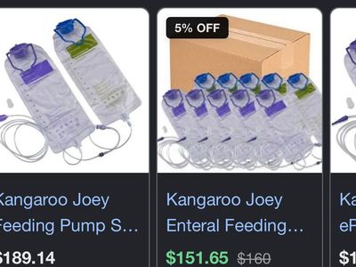 Feeding tube bag/ medical supplies.