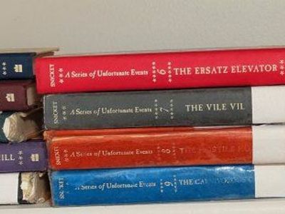 A Series of Unfortunate Events Lemony Snicket Books 1-13 Hardcover Set Used