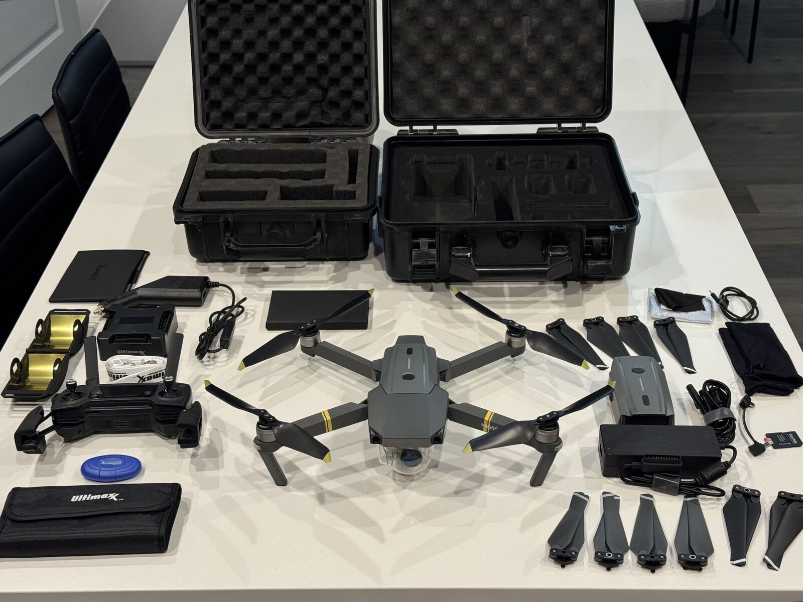 DJI Mavic Pro with accessories