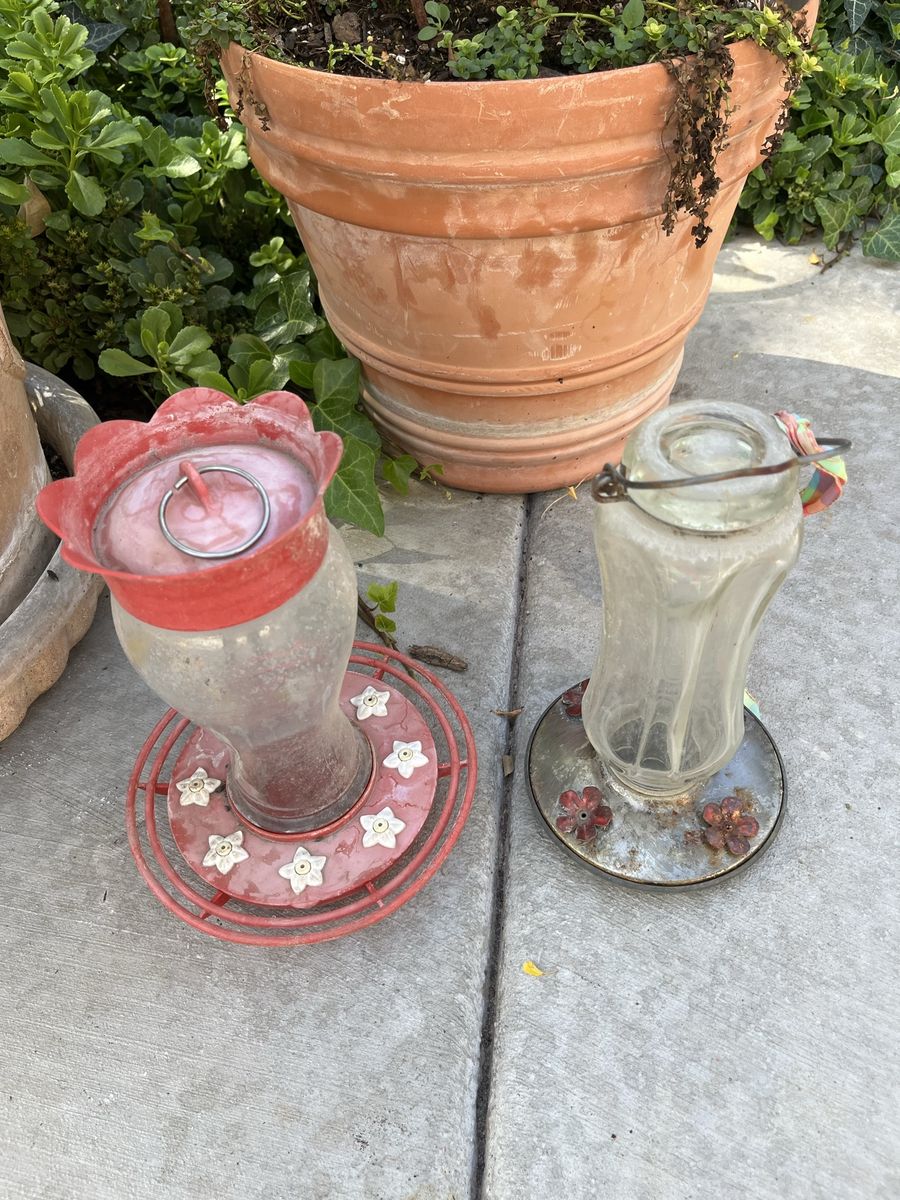 Set of both hummingbird feeders for $15
