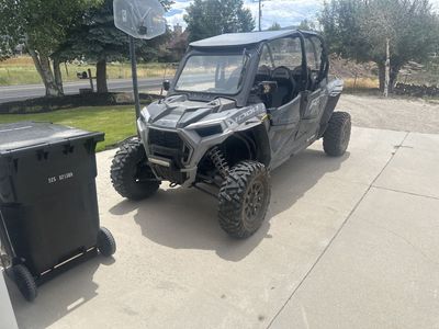 Polaris RZR XP 1000 Side-by-Side UTV - Grey, Utility Vehicle with Light Bar