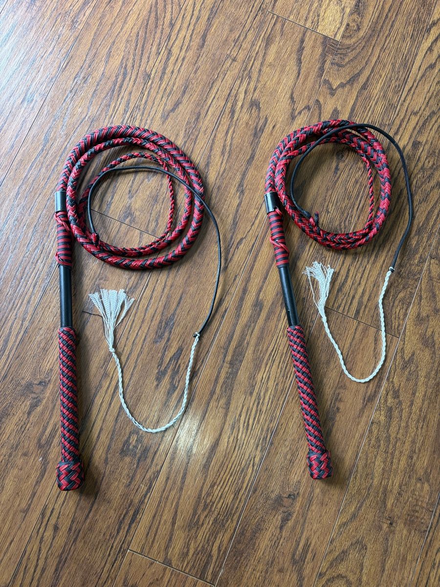 Red and Black set of Performance Hybrid Whips.