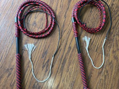 Red and Black set of Performance Hybrid Whips.