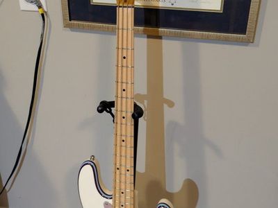 Steve Harris signature fender precision bass.