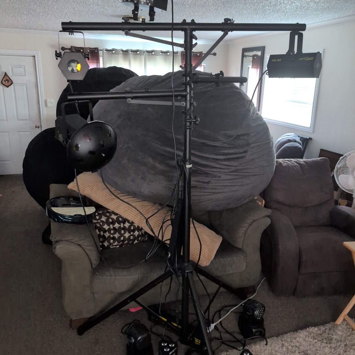 Lights, strobe, spot, colored, etc. dance studio