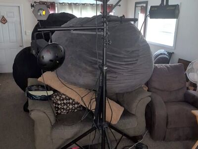 Lights, strobe, spot, colored, etc. dance studio