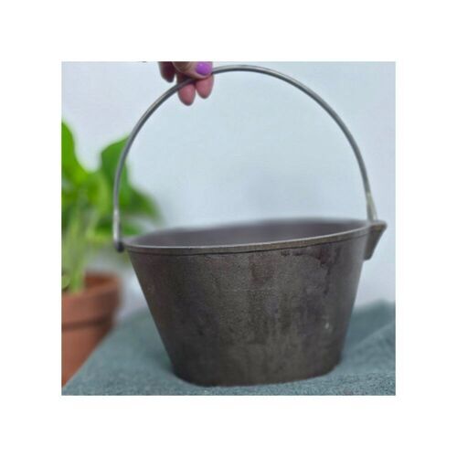 Rare Vintage Lodge Cast Iron #7 Kettle – Flat Bottom – 1960s