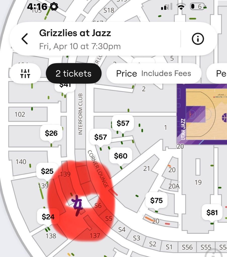 UTAH JAZZ GAME TONIGHT 50$