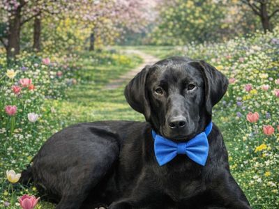 Harry Pawter - Black Labrador - Available