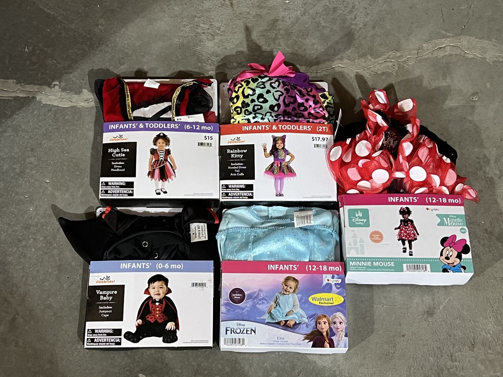 NEW: Vampire, Pirate, Kitty, Elsa, Minnie Mouse Halloween Costumes