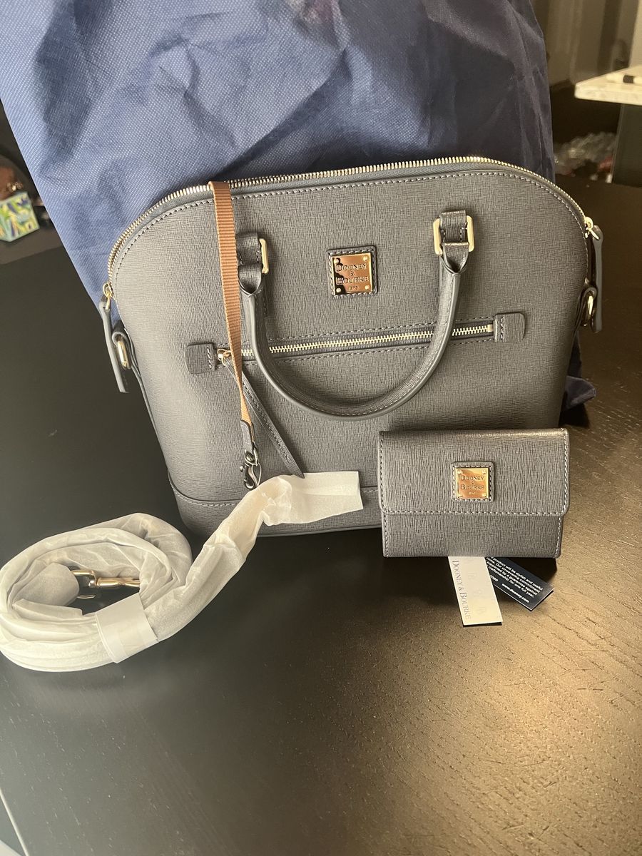 Dooney and Burke Domed Zip Satchel