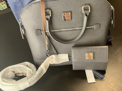 Dooney and Burke Domed Zip Satchel