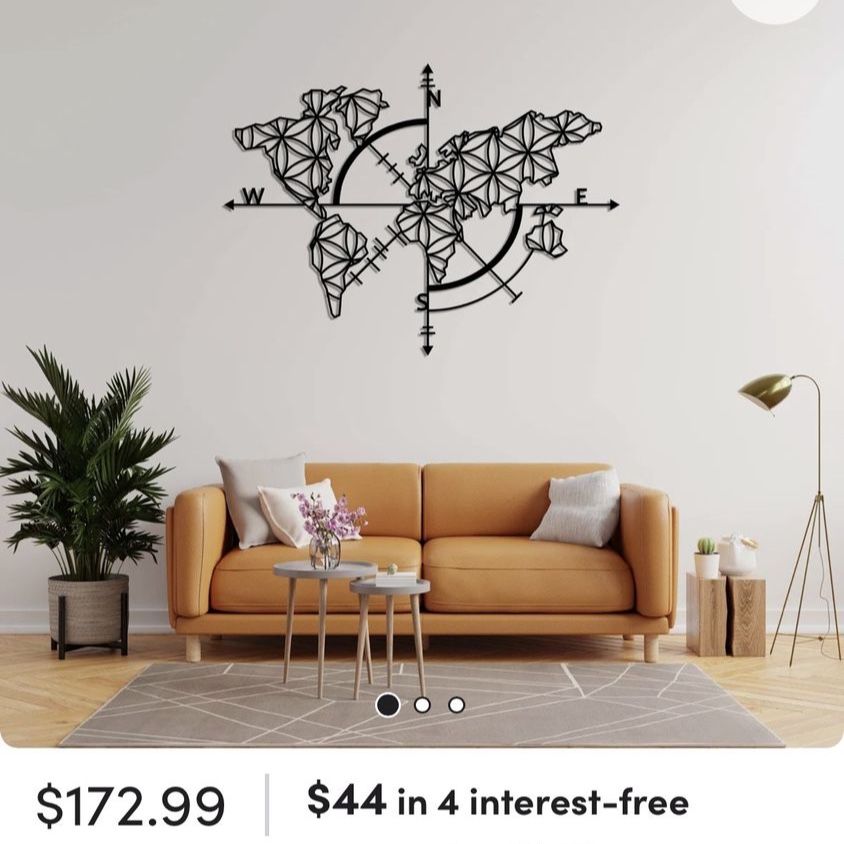 Modern wall art. Originally $172,99