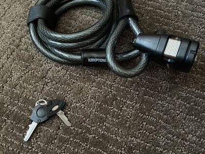 Kryptonite Bike Cable Lock with Keys - Used, Good Condition