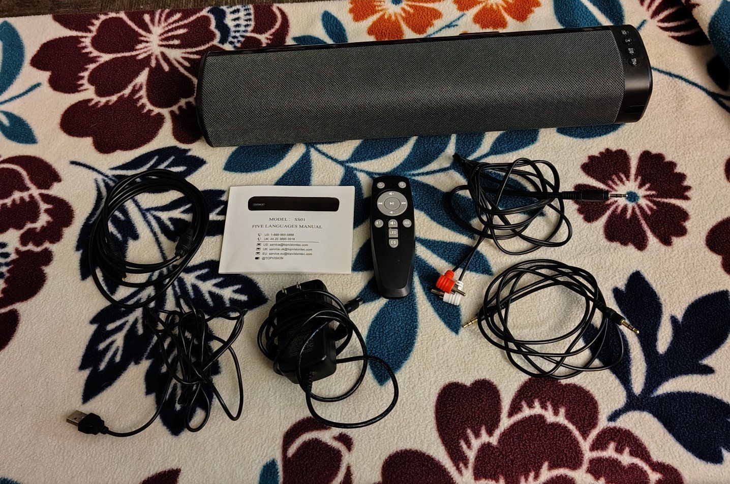 Topvision TV sound bar & bluetooth speaker