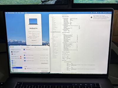 MacBook Pro 16” - i7 9th Gen, 16GB RAM, 512GB SSD - Only 149 Battery Cycles