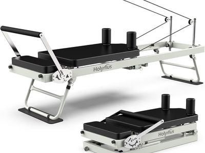 Holymuss Pro 75" Pilates Reformer Machine, Foldable Pilates Machine (up to 400lbs)