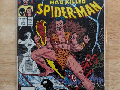 1990 MARVEL COMICS WHAT IF # 17, KRAVEN KILLED