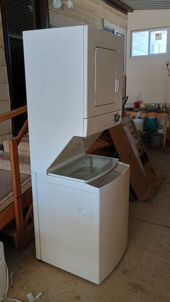 Gently Used Whirlpool Stacked Washer & Electric Dryer