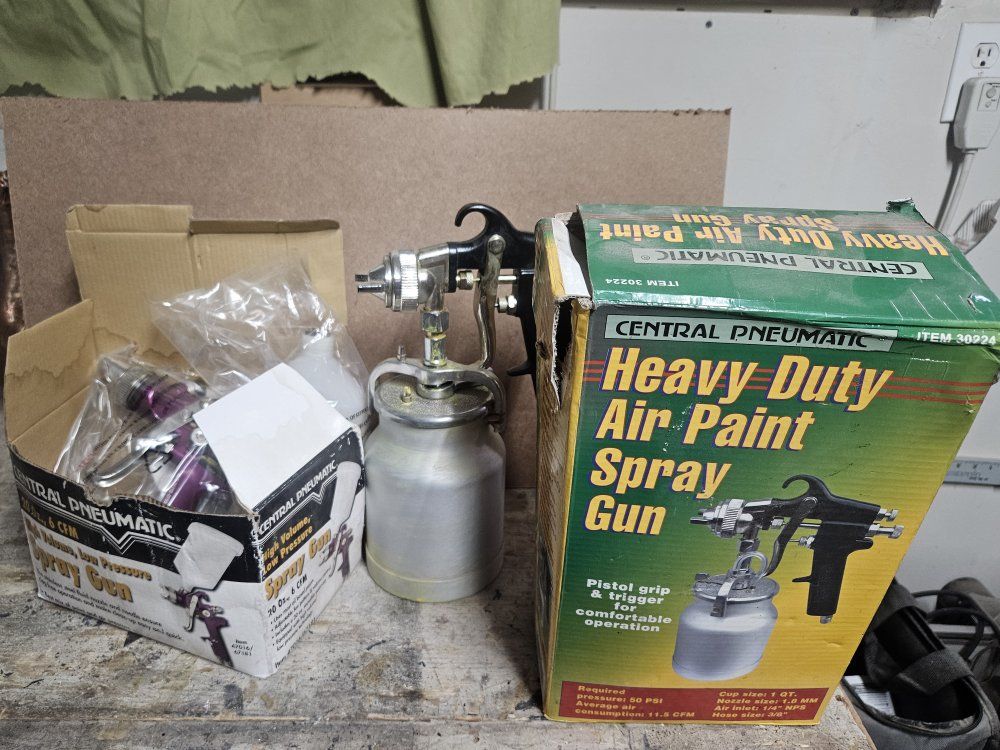 Paint Spray Guns. 