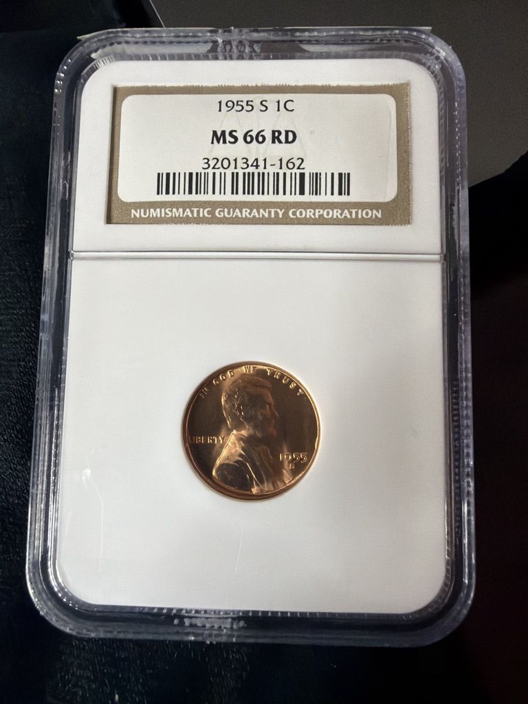 1955 S Lincoln Cent MS66 RD – Rare Graded Penny! $39.99 OBO