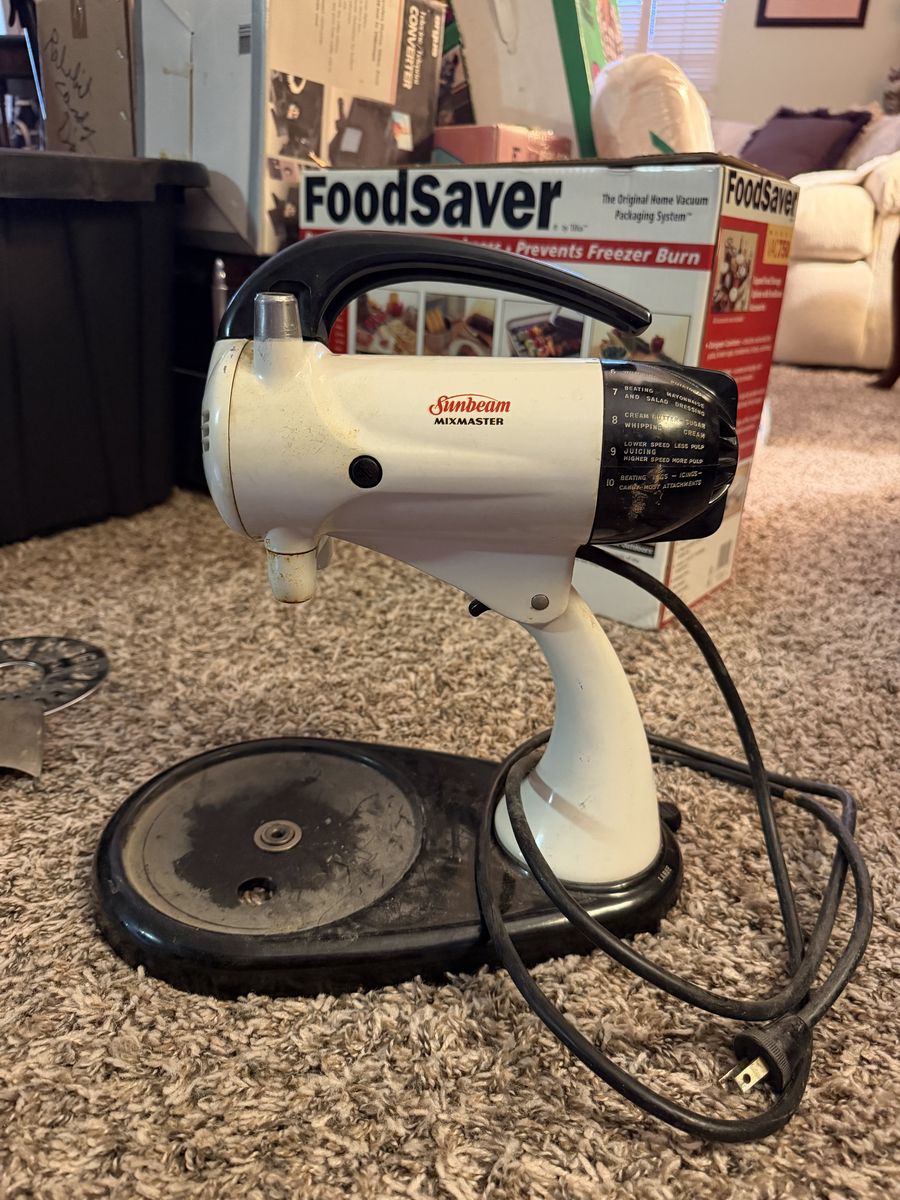 Vintage Sunbeam Mixmaster Stand Mixer 1940s
